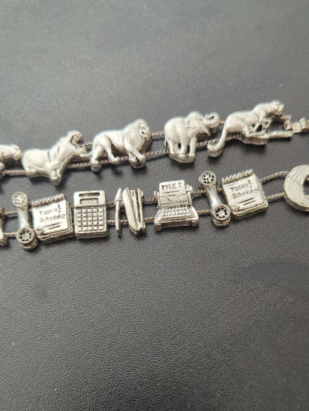 Vintage 90s Slide Charm Bracelets